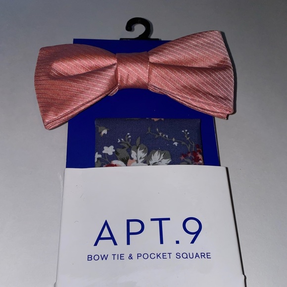 Apt. 9 Other - Apt 9 bow tie and pocket square set